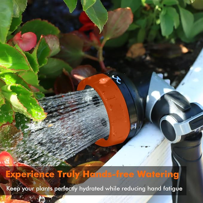 RESTMO 2-IN-1 Garden Hose Nozzle, Heavy Duty Metal Water Hose Nozzle - Image 2