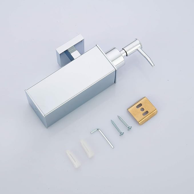 BGL Hand Soap Dispenser Stainless Steel 304 Wall Mount Chrome Soap Dispenser - Image 7