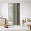 Accordian Door Curtain, 100% Blackout Folding Magnetic Doorway Curtains by JILRON