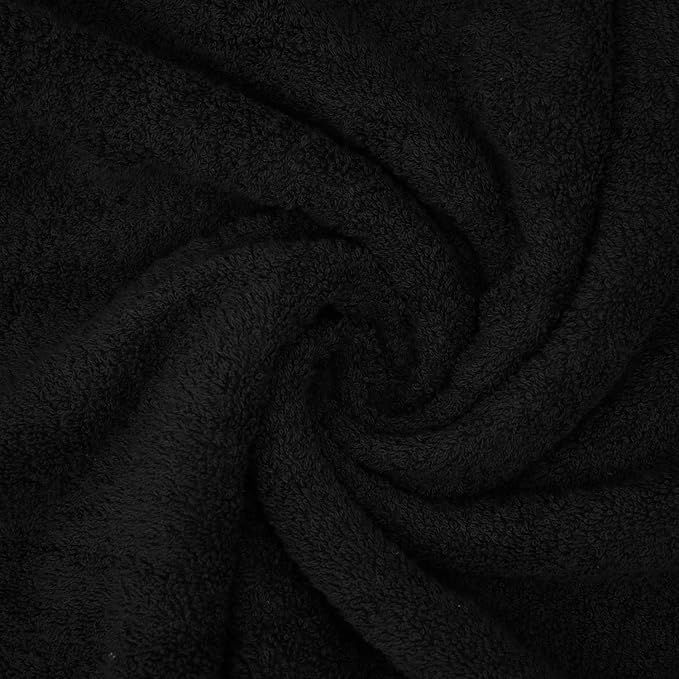 DAN RIVER Pack of 1 Bath Sheet 40x80 Inches, Oversized Black Bath Towels - Image 8