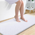 OLANLY Bathroom Rugs 47x24, Extra Soft Absorbent Chenille Bath Rugs, Rubber by OLANLY