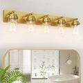 IZORRO Bathroom Vanity Light Fixture, 5-Light 36 Inch Gold Bathroom Light by IZORRO