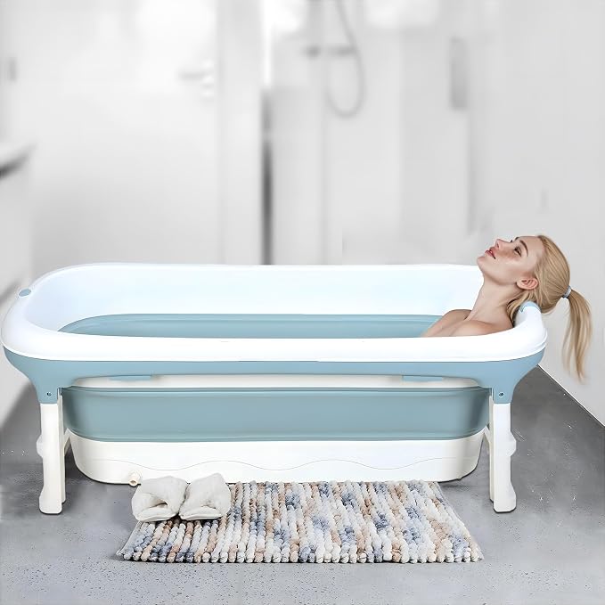 Portable Tub for Adults, Ice Bath Tub, Foldable Bathtub for Adults, Bathtub for by Unknown