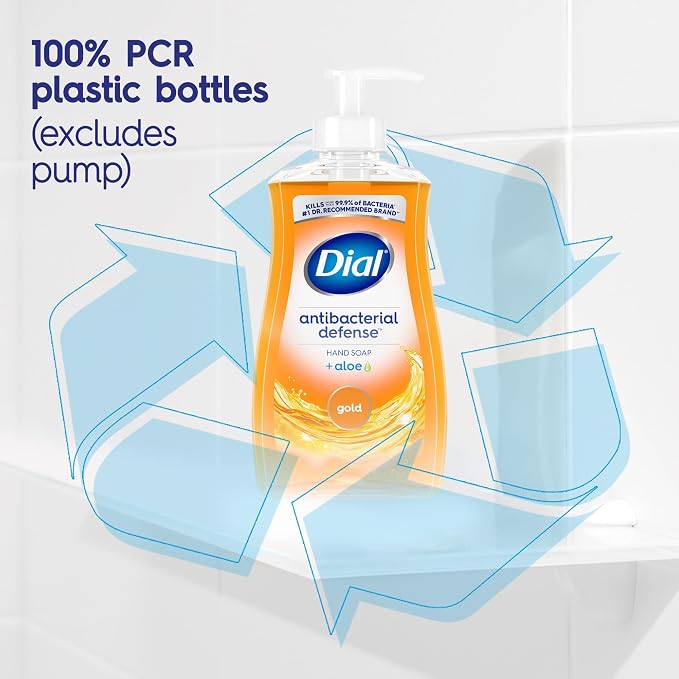 Dial Antibacterial Defense Liquid Hand Soap + Aloe, 11 Fl Oz, - Image 7