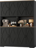 HOSTACK 71" Tall Pantry Cabinet, Large Kitchen Hutch by HOSTACK