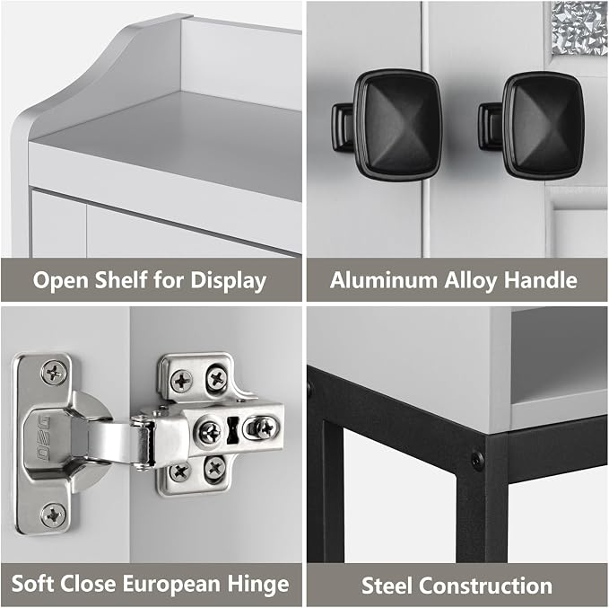 Over The Toilet Storage Cabinet, Bathroom Organizer Over Toilet - Image 3