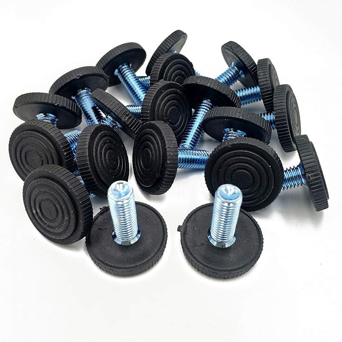 20 PCS Leveling Feet, Adjustable Furniture Feet, M8 Screw On, Anti-Scratch - Image 2