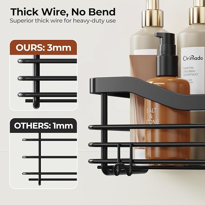 Orimade Adhesive Shower Caddy Shelf - Image 4