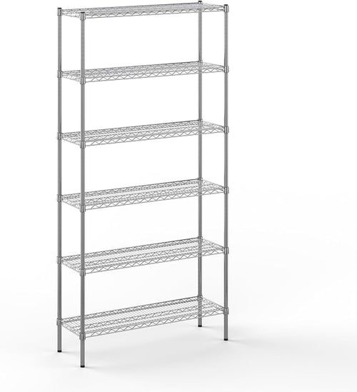 14" Deep x 42" Wide x 86" Height Wire Shelving Kit | 6-Tier | NSF Commercial by Regal+Altair