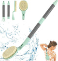 Back Scrubber Anti Slip for Shower, 21.7” Detachable Back Bath Brush for Shower by BTideas
