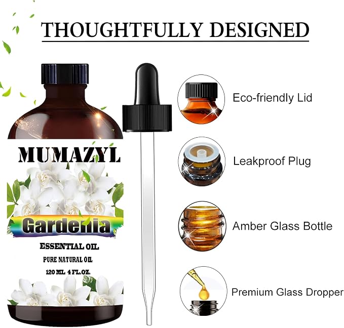 Gardenia Essential Oil, Gardenia Oil 4 Fl Oz 120ML - Image 2