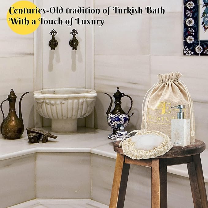 Natural Handwoven Sisal Loofah Body Scrubber - Image 8