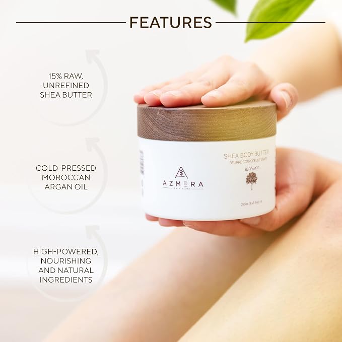 AZMERA Handcrafted Whipped Shea Body Butter – Luxurious Moisturizer - Image 2