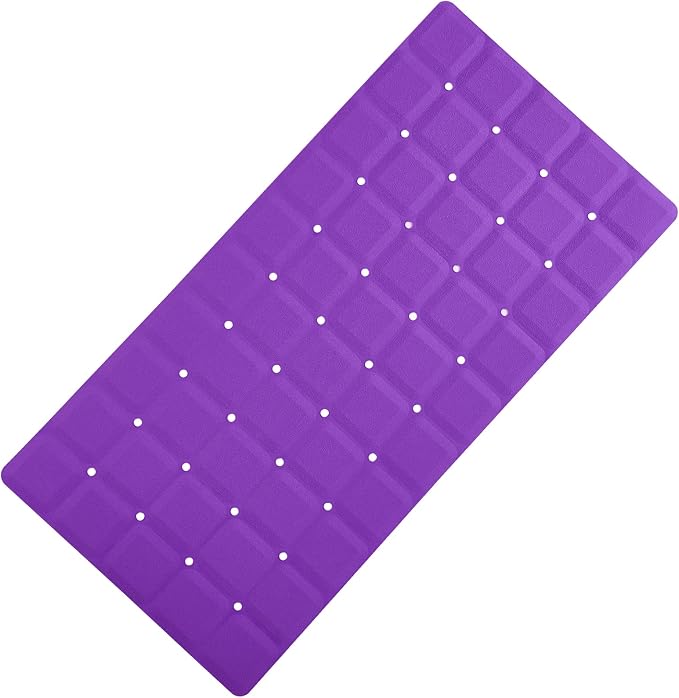 Foldable Silicone Bathtub Mat: Jumbo Size Heavy Duty Safety Bath Mat by Webos