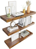Floating Shelves for Wall Set of 3, 24in Hanging Shelf for Books, Room Decor by Colima