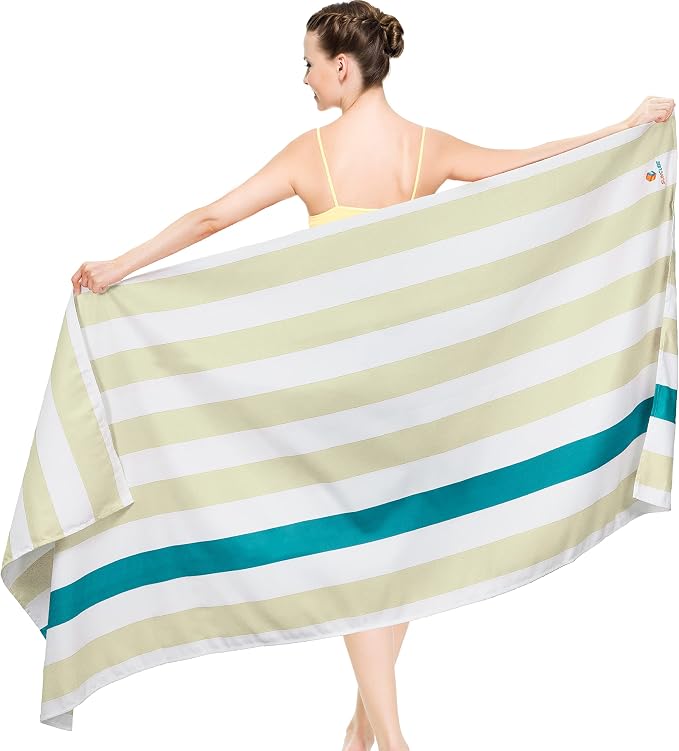 SUN CUBE Microfiber Sand Free Beach Towel by SUN+CUBE