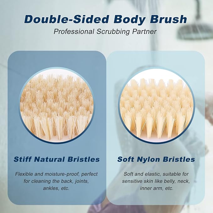 Long Handle Ergonomically Back Scrubber/Brush - Image 4