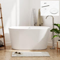 FerdY Shangri-La 47" Acrylic Freestanding Bathtub, Small Classic Oval Shape by FerdY