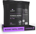 Wipex Gym Wipes Bucket Refill – Plant-based Fitness Equipment Wipes, Lavender by Wipex