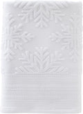 SKL Home Christmas/Winter/Gift Subtle Snowflakes Bath Towel by SKLHomebySaturdayKnightLtd