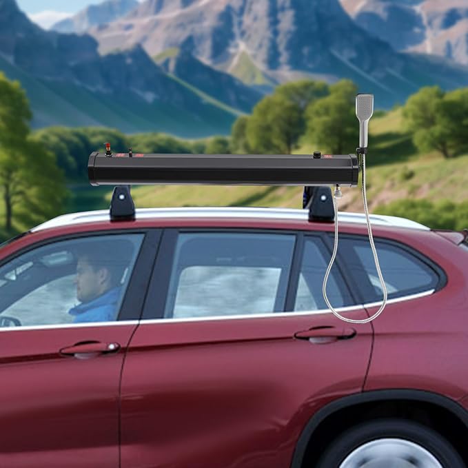 TFCFL 7.93 Gallon Roof Rack Mount Road Shower, High Pressure Outdoor Camping - Image 3