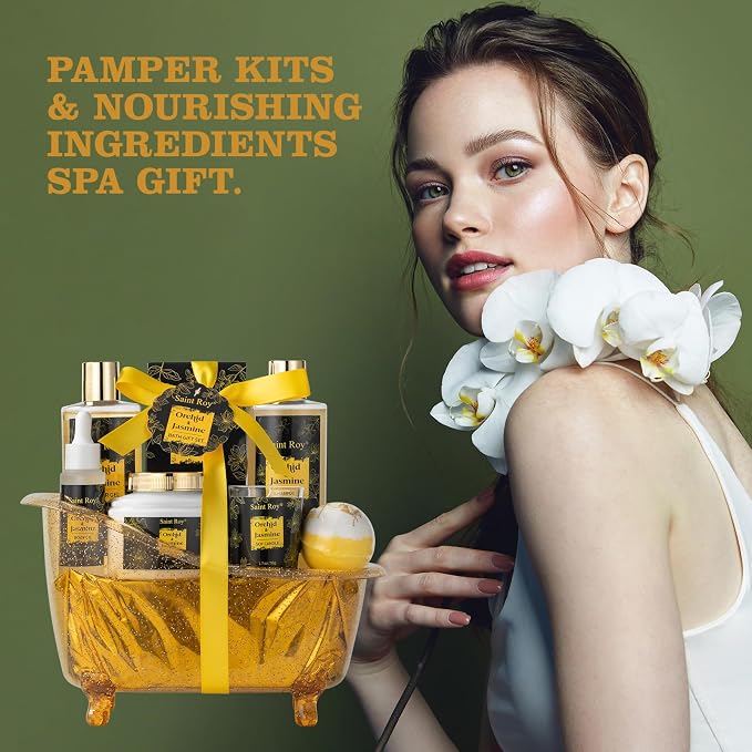 Luxury Home Spa Bath Gift Basket, Spa gift basket Christmas Gifts - Image 5