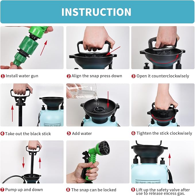 2.1 Gallon Portable Shower for Camping - Image 7