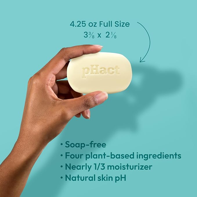 ANDREW LESSMAN pHact Moisture-Rich, Soap-Free Cleansing Bar. Natural Skin pH. - Image 7