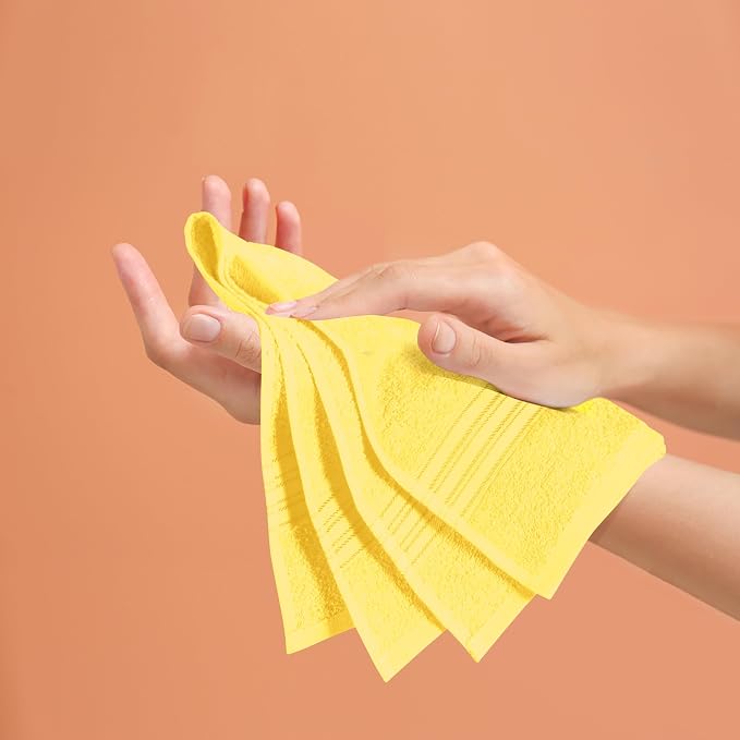 BOUTIQUO Ultra Soft Cotton 6 -Piece Hand Towel Set 16x24 Inch, Spa & General - Image 5