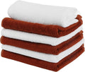 6 Pack 100% Cotton Wash Cloth, 12x12 Inch Highly Absorbent and Soft Feel by INFICRIME