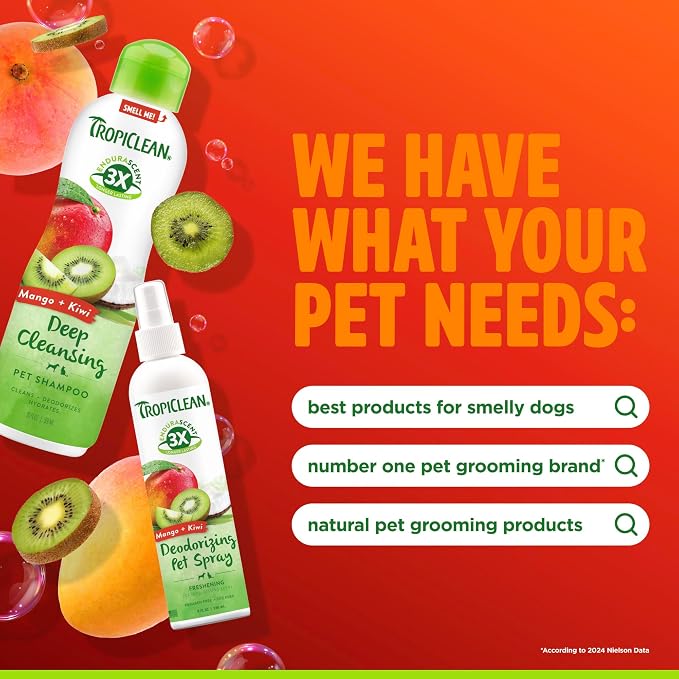 TropiClean Deep Cleansing Dog Shampoo, Powerful Odor Control, Puppy Safe - Image 8