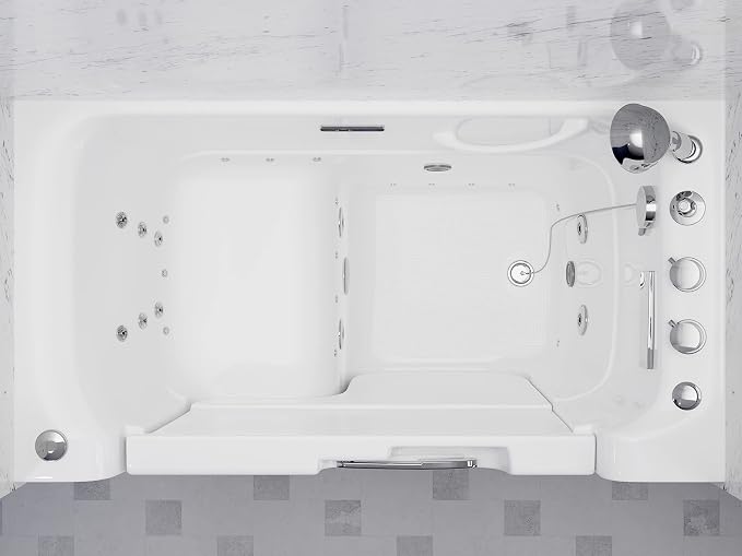 ANZZI Walk In Tub for Seniors 29"x53" Right Drain ADA Wheelchair Accessible - Image 2