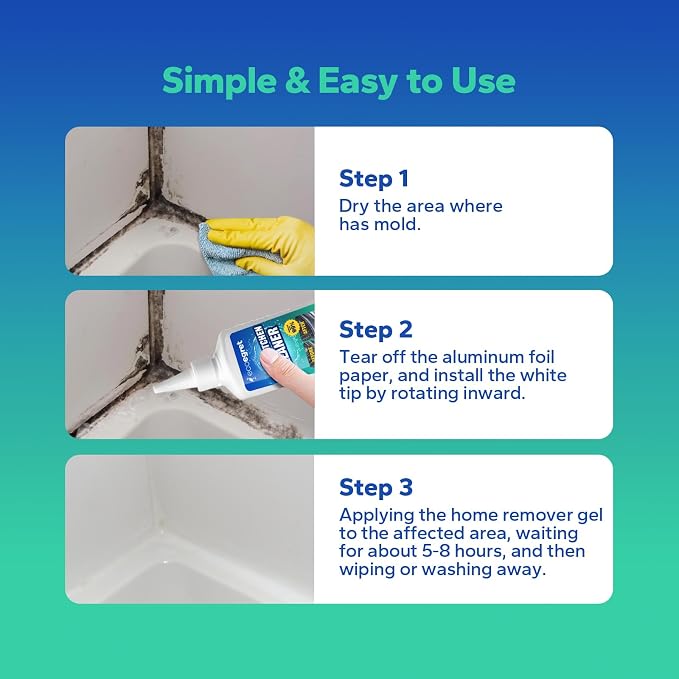 Mold Stain Remover Gel, Heavy Duty Stain Gel Cleaner - Image 5