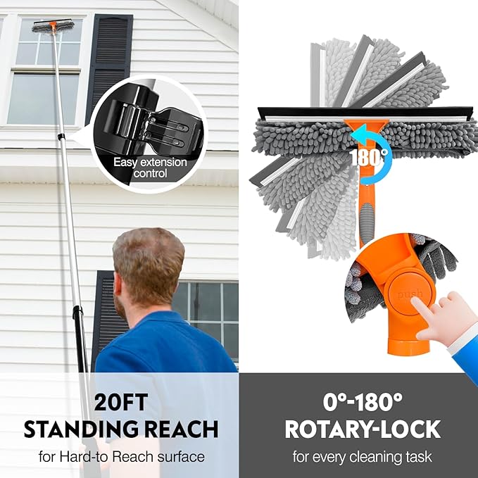 20 Ft High Reach Window Squeegee - Image 3