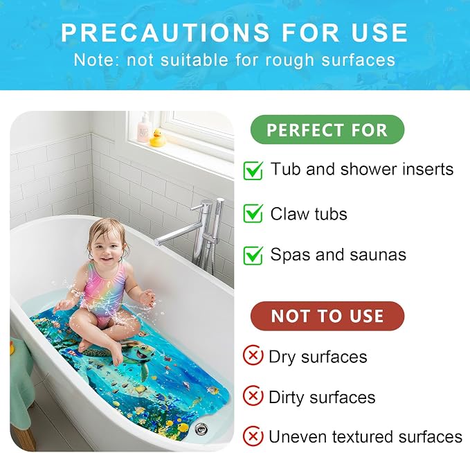 Upgrade Cartoon Baby Bath Mat Non Slip - Image 8