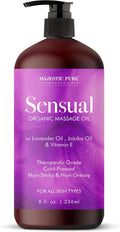 MAJESTIC PURE Organic Sensual Massage Oil by BeautyandPersonalCare