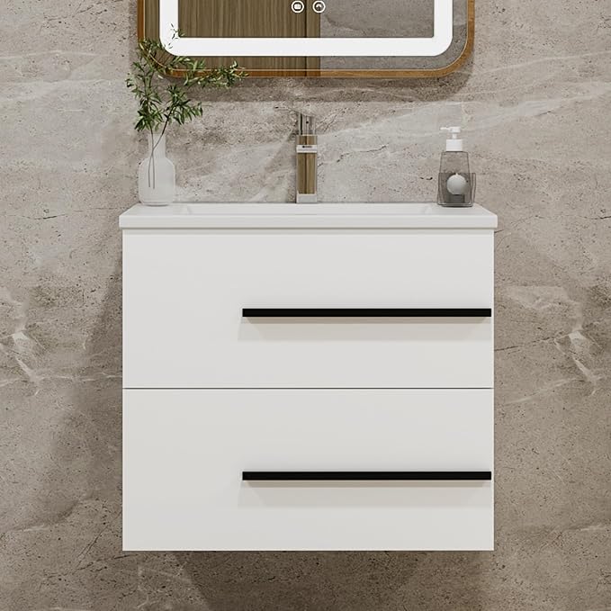 Bathroom Vanity no Sink 24" Designer Floating Bathroom Vanity - Image 2