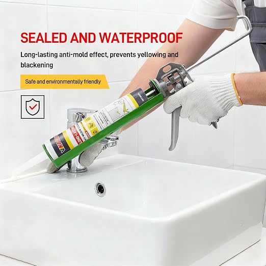 VGS 798 Professional Silicone Sealant Caulk 10.15 Oz Tube - Image 3