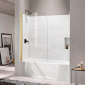Shower Glass Panel 24" W x 62" H Frameless Bathtub Door Single Fixed Shower by STADREAM