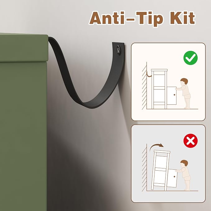 Nuturelly Bathroom Floor Storage Cabinet, Bathroom Organizers and Storage - Image 4