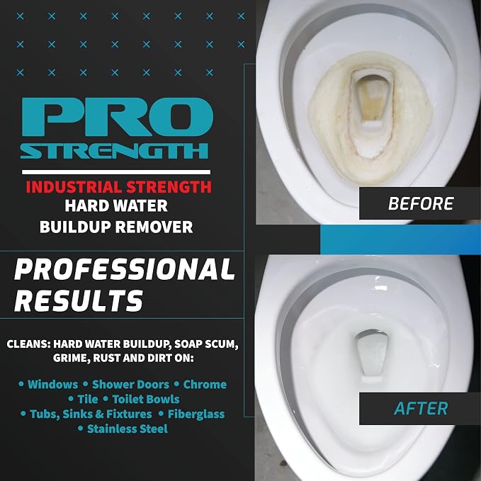 Pro-Strength Hard Water Stain Remover, Industrial Strength Hard Water, Rust & - Image 2