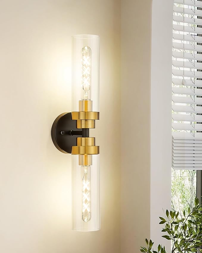 Emak Black and Gold Vanity Lights - Image 7