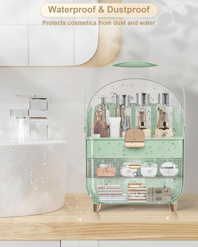 Makeup Organizer, Skincare Holder Bathroom Counter Organizer, Storage Box - Image 8