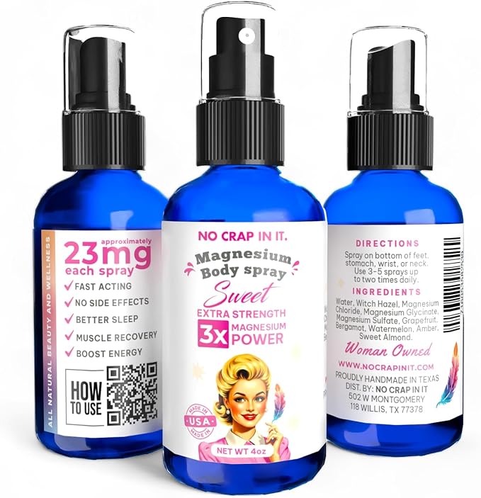 No Crap In It Magnesium Spray, Triple Action!- Your Way to Wellness | Immediate - Image 5