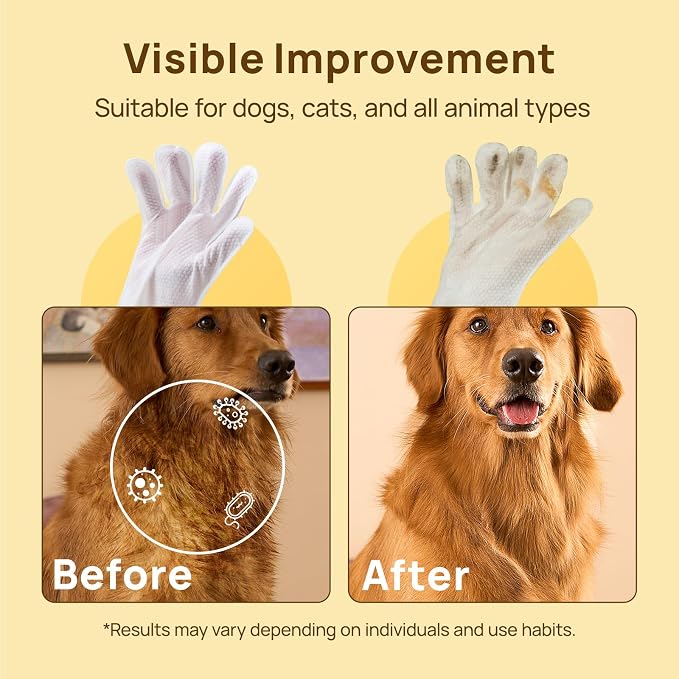 HICC PET Cleaning Deodorizing Glove Wipes - Image 4