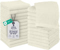 DAN RIVER 24 Pack Wash Cloths for Showering by DanRiver