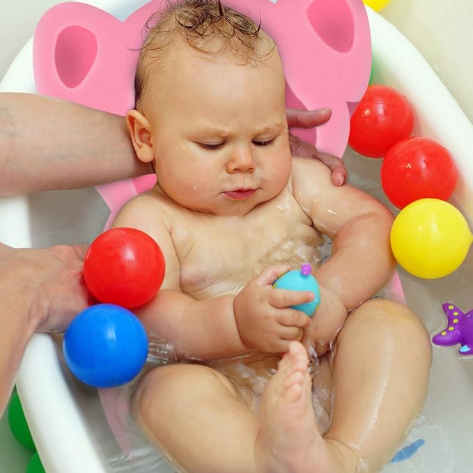 Soft Infant Bath Sponge Elephant Baby Bath Mat Newborn Comfy Foam Skid-Proof - Image 2