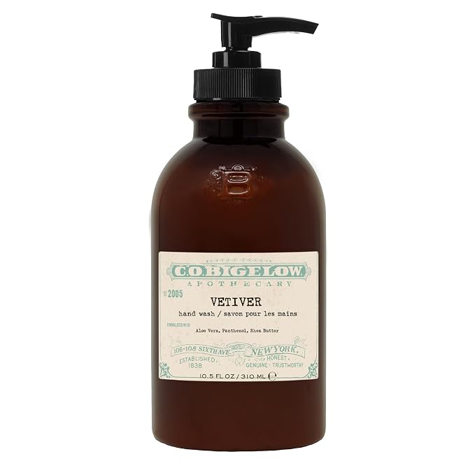 C.O. Bigelow Iconic Collection Vetiver Hand Wash, Scented Hand Soap by COBigelow