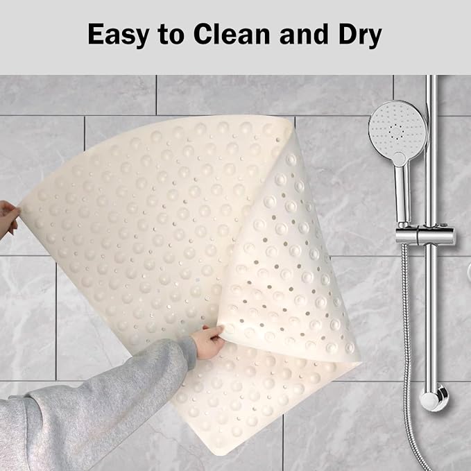 Mrcrypos Corner Shower Mats 25.5 x 25.5 Inches Bath Mat - Image 2