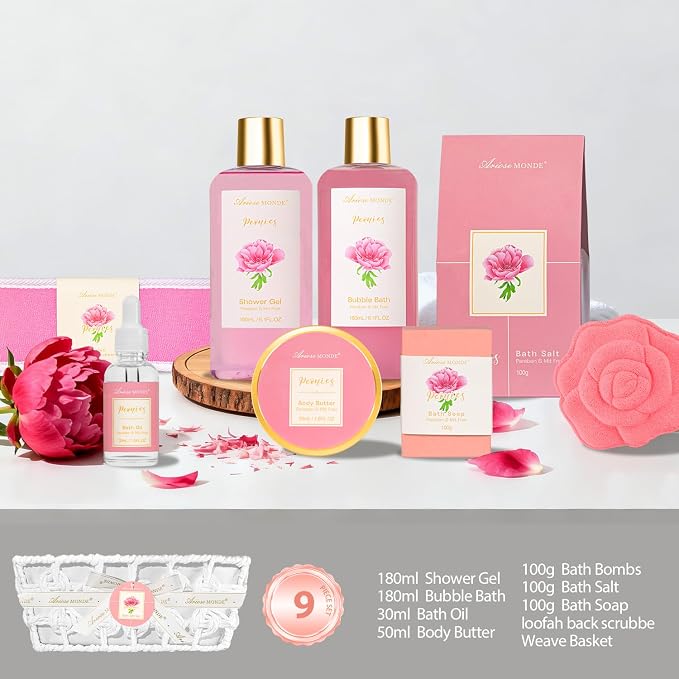 Gift Basket for Women Bath and Body Gift Basket Set for Women, Mothers Day - Image 2